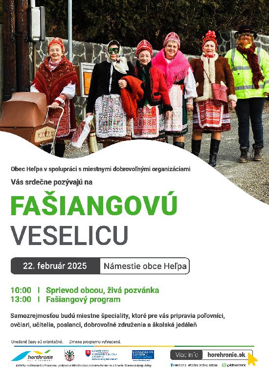 Fašiangová veselica - Heľpa