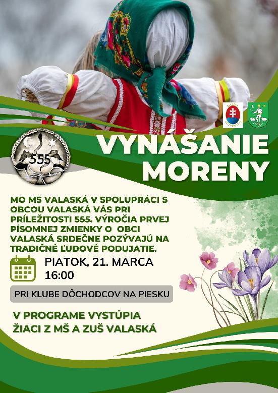 Vynášanie Moreny vo Valaskej 2025