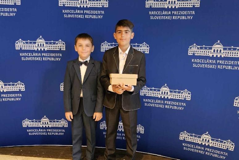Maťko a Leo za Malý Veľký čin roka získali ocenenie a stretli sa s prezidentkou SR Zuzanou Čaputovou