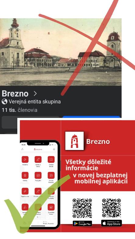 Mestská stránka Brezna na Facebooku je len jedna